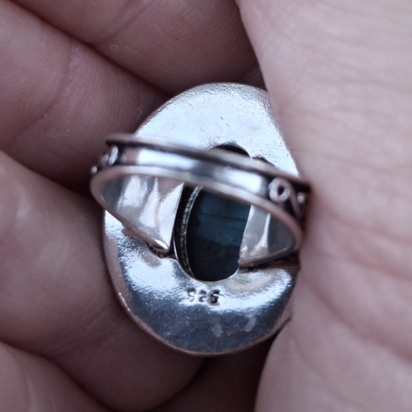 New Labradorite 925 Silver Statement Ring. - Picture 13 of 13